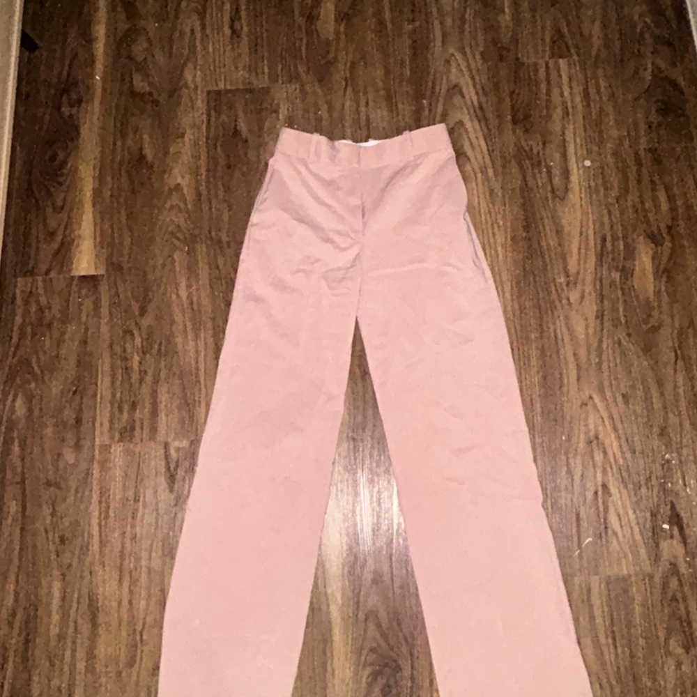 Babaton Soft Pink Wide Leg Pants